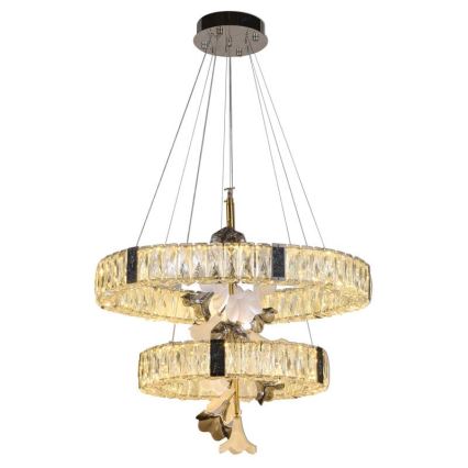 Lampadario di cristallo a LED dimmerabile su una stringa LED/70W/230V + telecomando