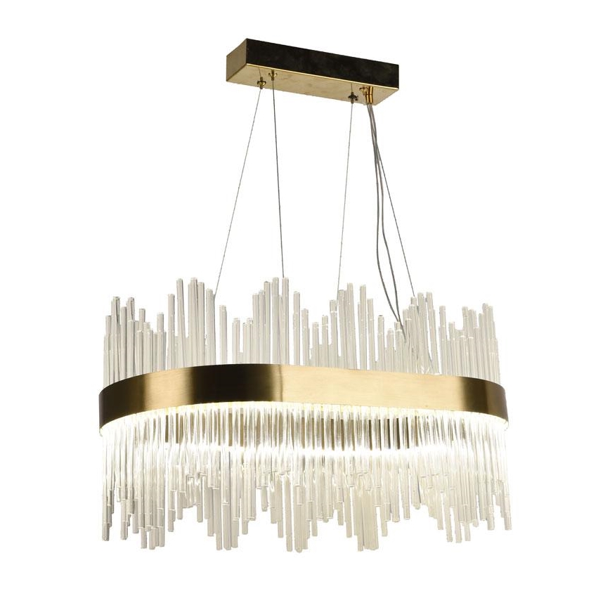 Lampadario di cristallo a LED dimmerabile su una stringa LED/70W/230V + telecomando