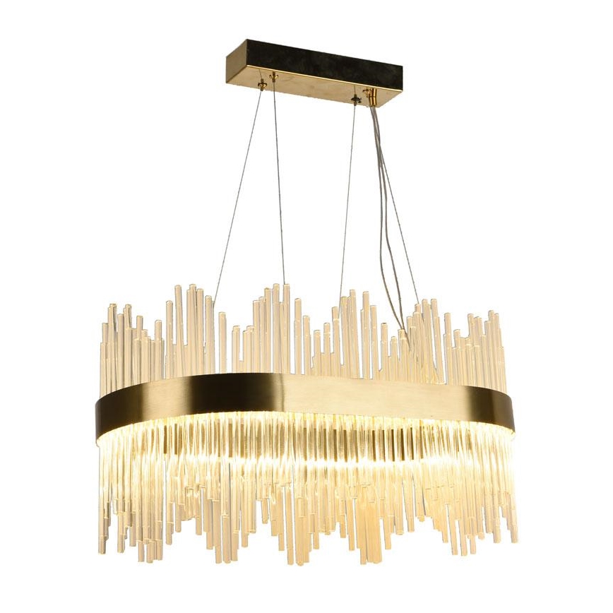 Lampadario di cristallo a LED dimmerabile su una stringa LED/70W/230V + telecomando