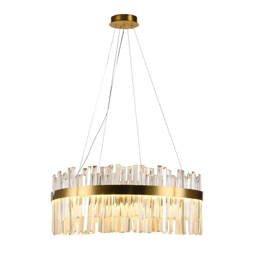 Lampadario di cristallo a LED dimmerabile su una stringa LED/80W/230V + telecomando