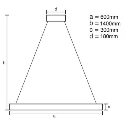 Lampadario di cristallo a LED dimmerabile su una stringa LED/80W/230V + telecomando