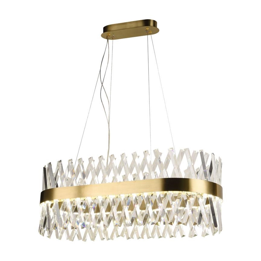 Lampadario di cristallo a LED dimmerabile su una stringa LED/90W/230V + telecomando