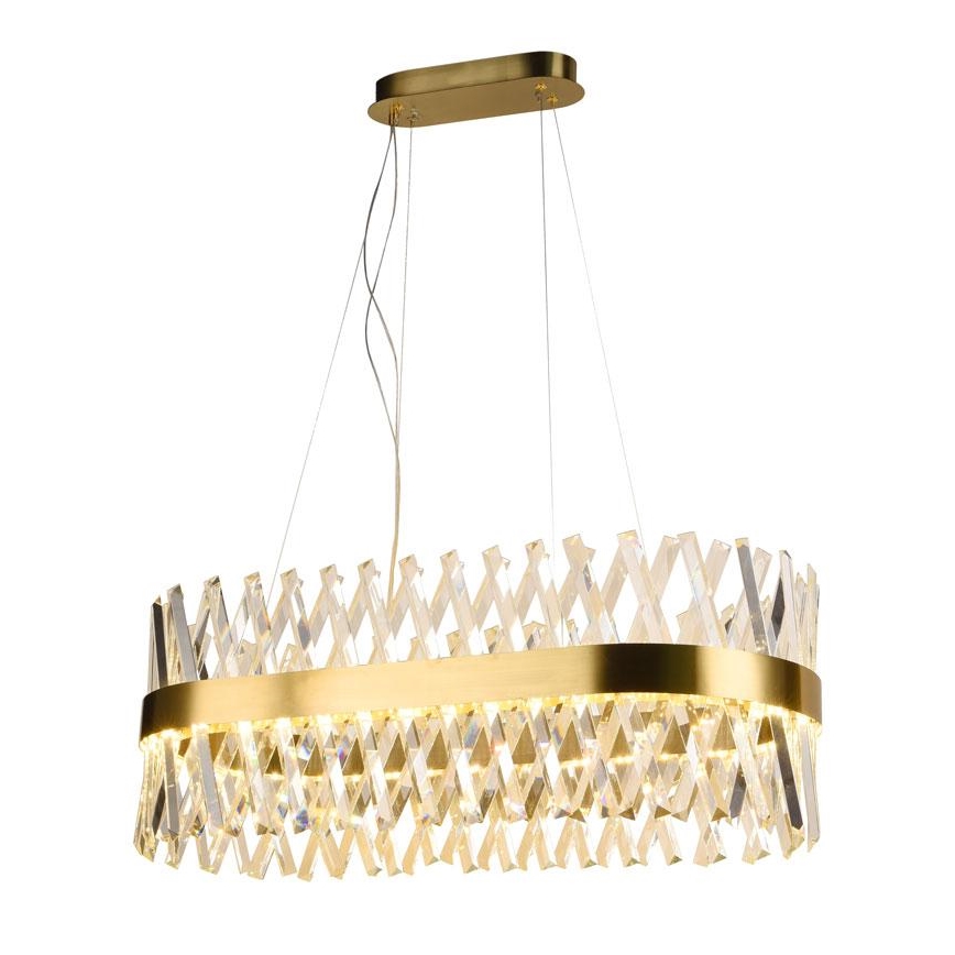 Lampadario di cristallo a LED dimmerabile su una stringa LED/90W/230V + telecomando