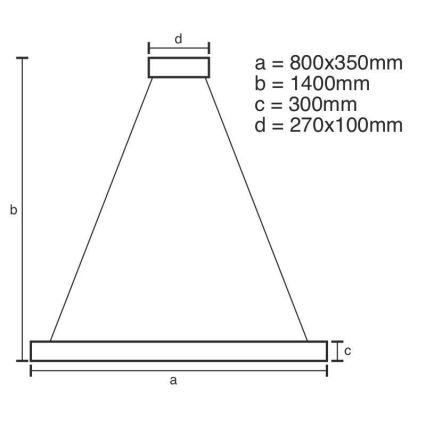 Lampadario di cristallo a LED dimmerabile su una stringa LED/90W/230V + telecomando