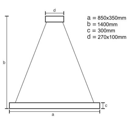 Lampadario di cristallo a LED dimmerabile su una stringa LED/90W/230V + telecomando