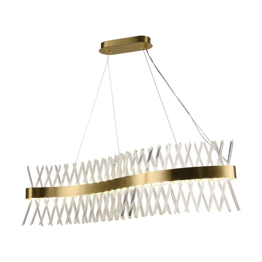 Lampadario di cristallo a LED dimmerabile su una stringa LED/95W/230V + telecomando