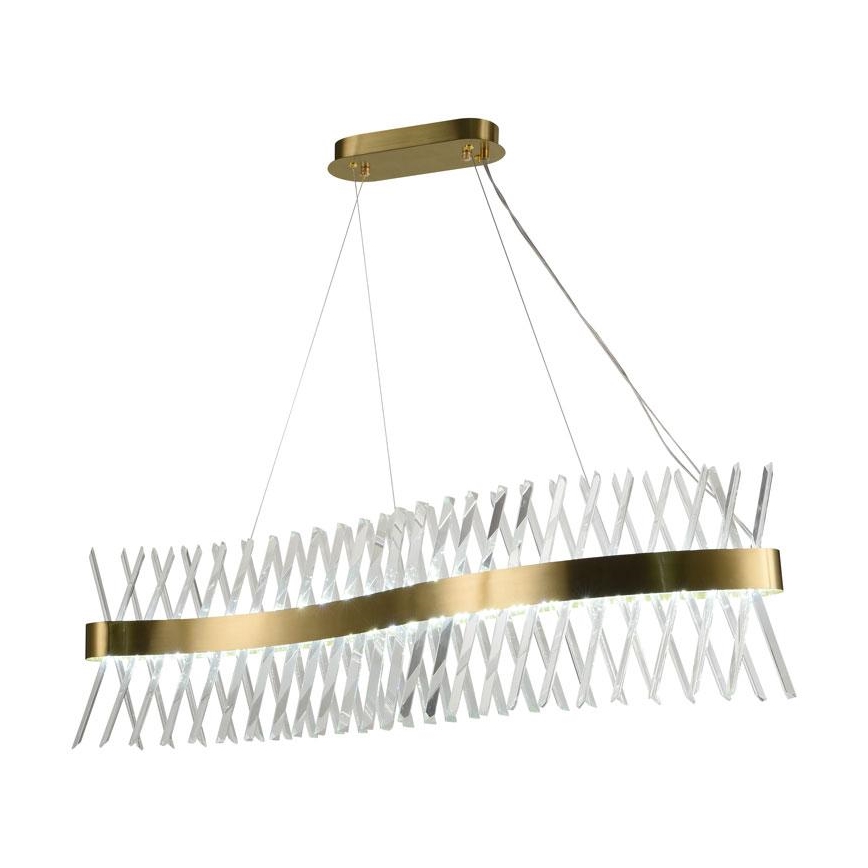 Lampadario di cristallo a LED dimmerabile su una stringa LED/95W/230V + telecomando