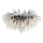 Lampadario di cristallo a plafone 12xG9/40W/230V nero