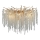Lampadario di cristallo a plafone 12xG9/40W/230V oro
