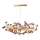 Lampadario di cristallo a sospensione 13xG9/40W/230V colorato