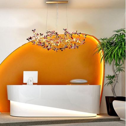 Lampadario di cristallo a sospensione 13xG9/40W/230V colorato