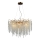 Lampadario di cristallo a sospensione 13xG9/40W/230V oro