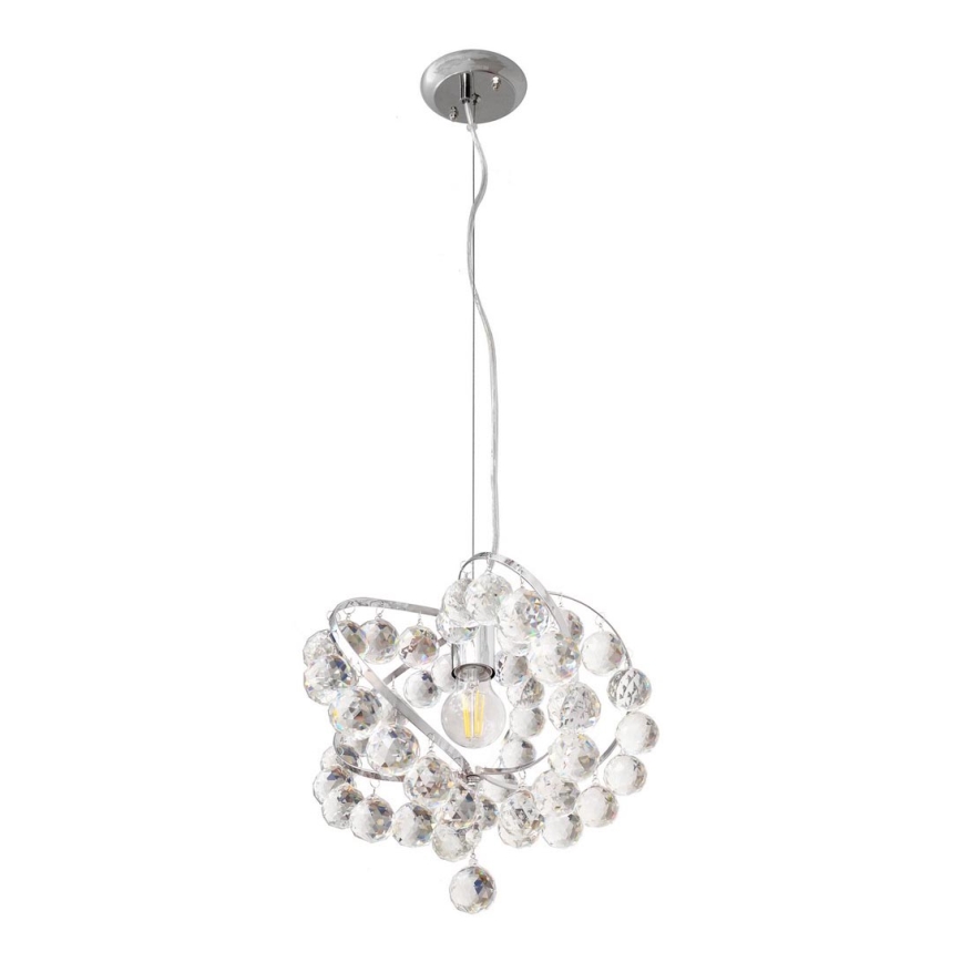 Lampadario di cristallo a sospensione VIOLETA 1xE27/15W/230V