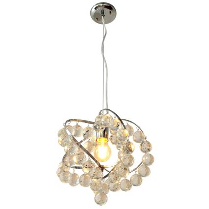 Lampadario di cristallo a sospensione VIOLETA 1xE27/15W/230V