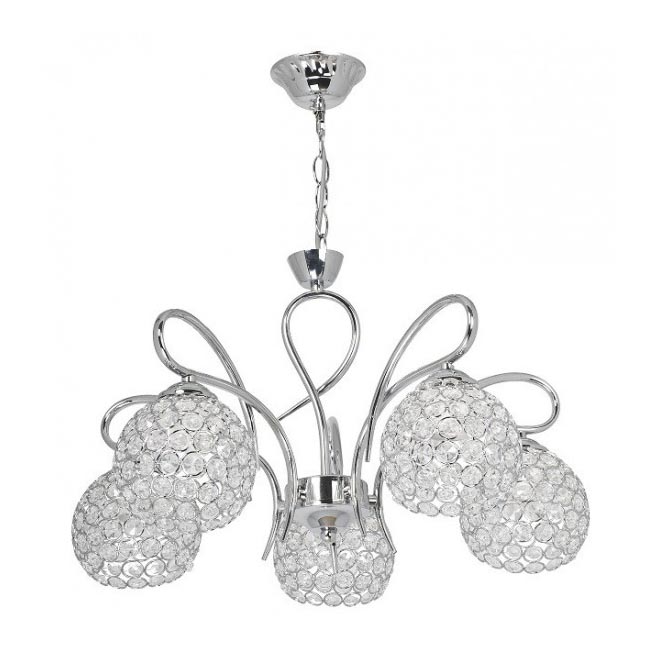 Lampadario di cristallo DORA 5xE27/15W