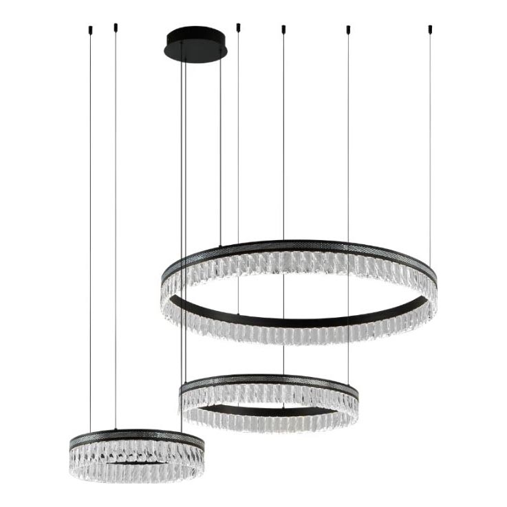 Lampadario di cristallo LED dimmerabile su cavo THALIA LED/120W/230V 3000-6000K + telecomando