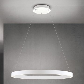 Lampadario dimmerabile a cavo KOLK LED/80W/230V 2700/3000/4000K Ø 80 cm bianco