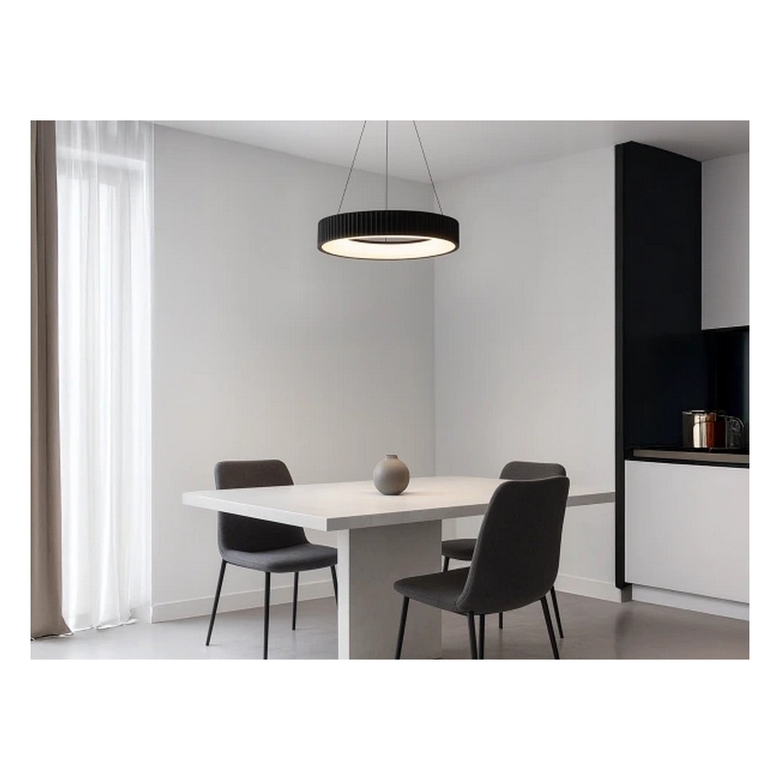 Lampadario LED dimmerabile a sospensione su cavo LED/75W/230V 3000-6500K Ø 49 cm + telecomando