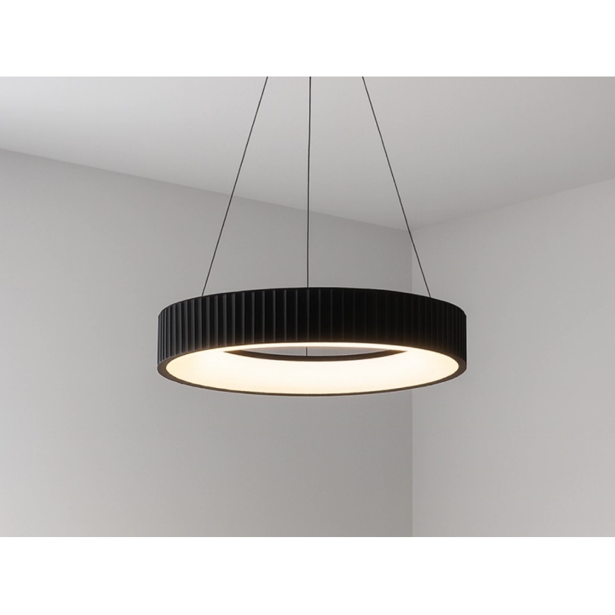 Lampadario LED dimmerabile a sospensione su cavo LED/75W/230V 3000-6500K Ø 49 cm + telecomando