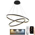 Lampadario dimmerabile a LED su cavo LED/100W/230V 3000-6500K diam. 80 cm + telecomando
