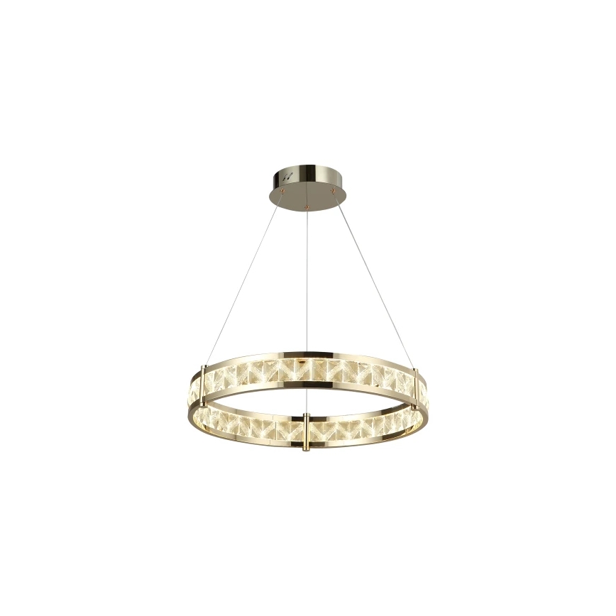 Lampadario in cristallo LED dimmerabile sospeso su cavo ENRIQUE LED/55W//230V 3000-6000K Ø 80 cm + telecomando