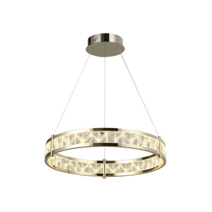 Lampadario in cristallo LED dimmerabile sospeso su cavo ENRIQUE LED/55W//230V 3000-6000K Ø 80 cm + telecomando
