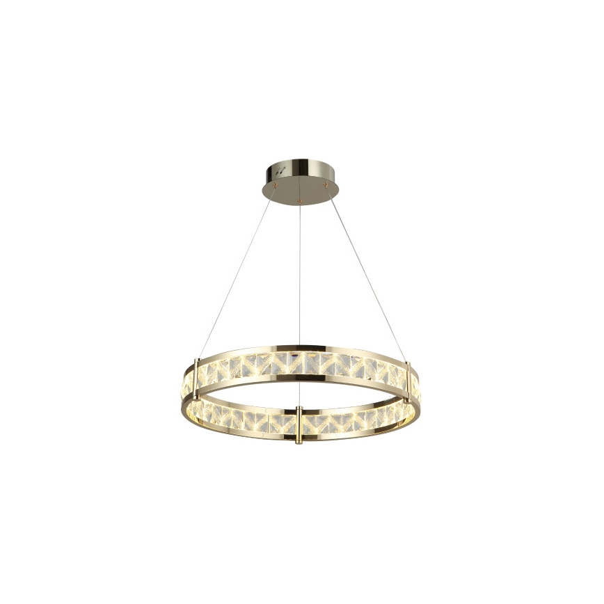Lampadario in cristallo LED dimmerabile sospeso su cavo ENRIQUE LED/55W//230V 3000-6000K Ø 80 cm + telecomando
