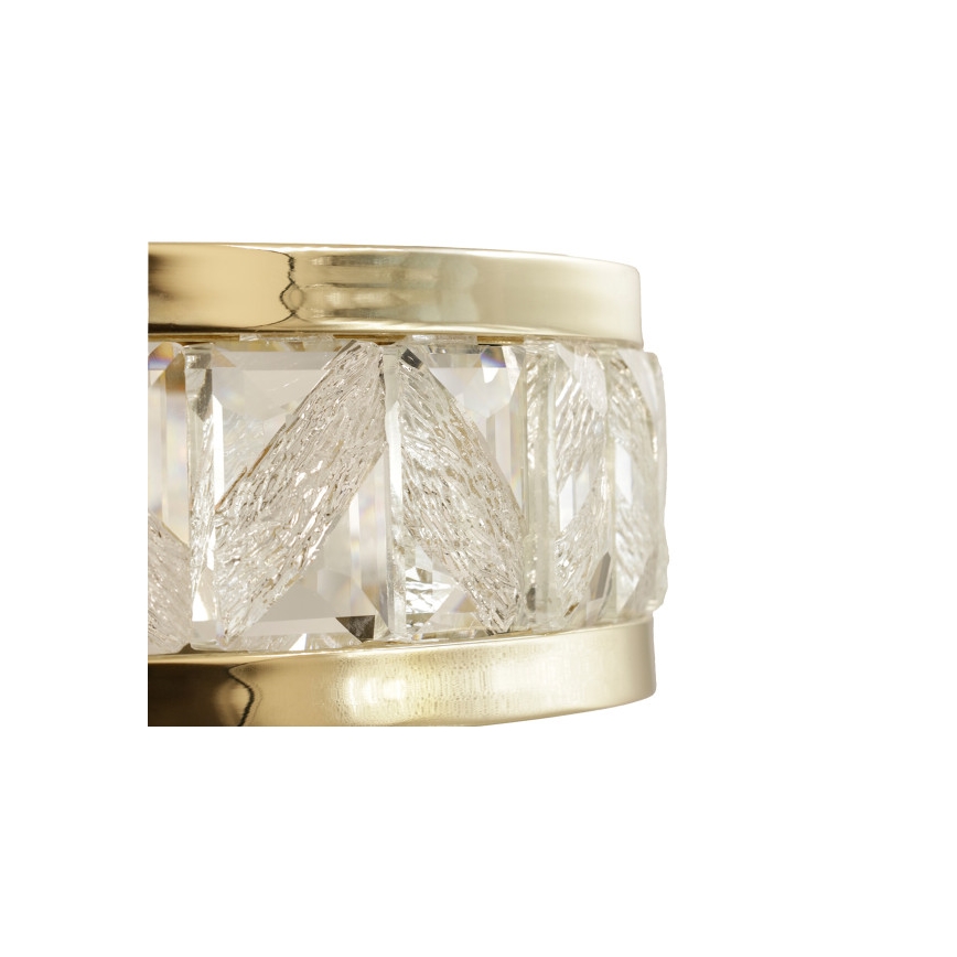Lampadario in cristallo LED dimmerabile sospeso su cavo ENRIQUE LED/55W//230V 3000-6000K Ø 80 cm + telecomando