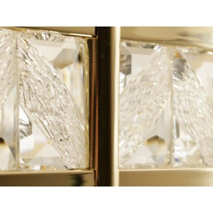 Lampadario in cristallo LED dimmerabile sospeso su cavo ENRIQUE LED/55W//230V 3000-6000K Ø 80 cm + telecomando