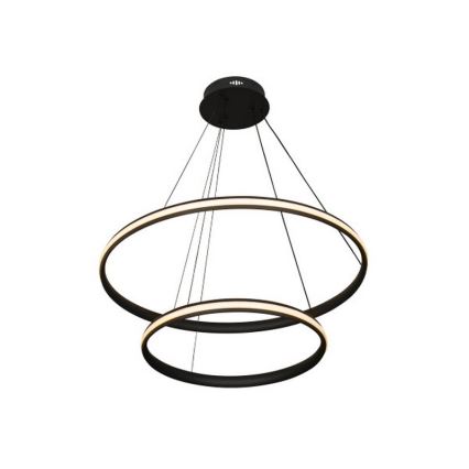 Lampadario LED dimmerabile a sospensione con cavo LED/90W/230V 3000-6500K Ø 60 cm + telecomando