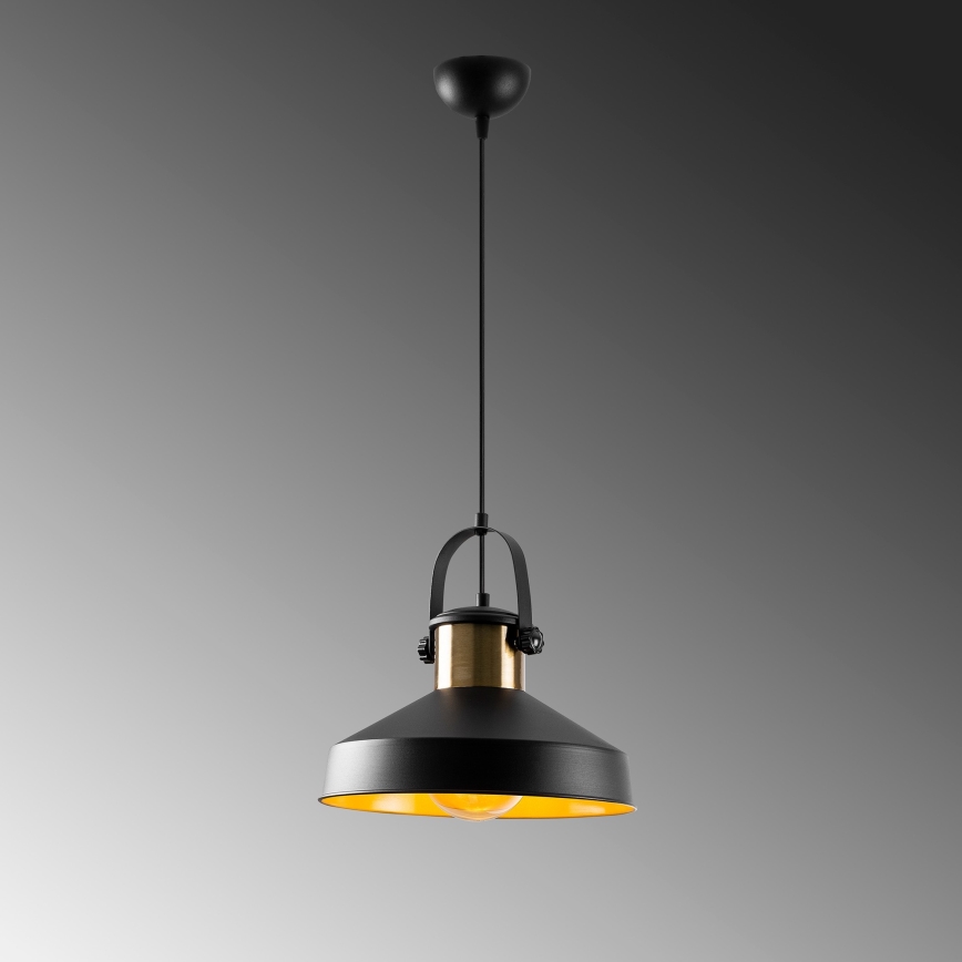 Lampadario DODO 1xE27/40W/230V nero/bronzo