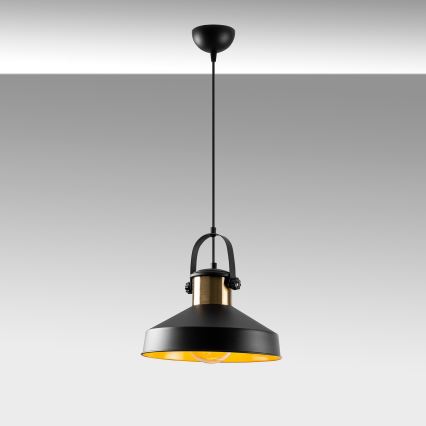 Lampadario DODO 1xE27/40W/230V nero/bronzo