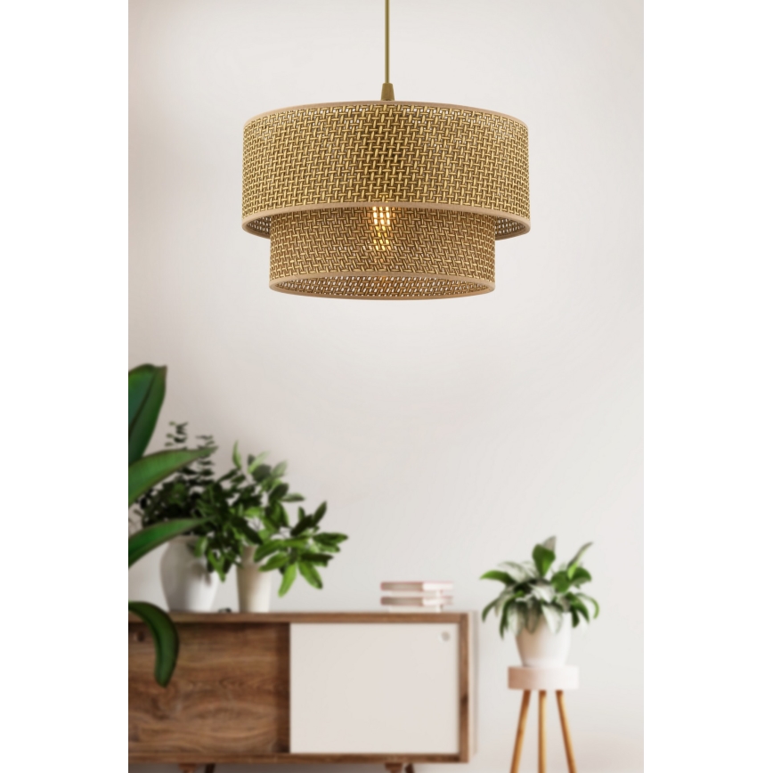 Lampadario ECHO 1xE27/60W/230V marrone