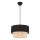 Lampadario ECHO 1xE27/60W/230V nero/crema