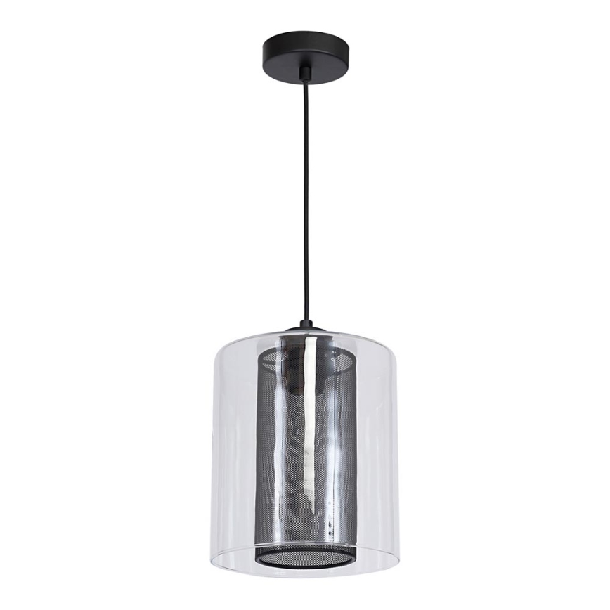 Lampadario ELDA 1xE27/60W/230V nero