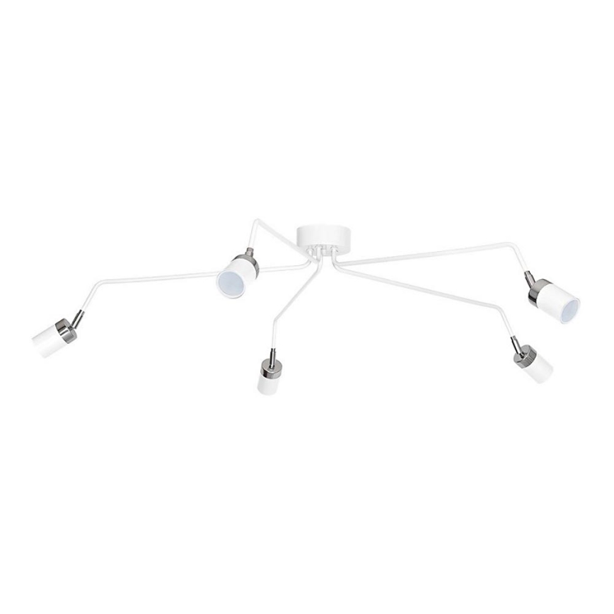 5xgu10 Lampadario 40w 230v Joker Bianco Fisso OikXPuZ