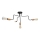 Lampadario fisso OXFORD 4xE27/15W/230V nero