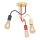 Lampadario fisso per bambini DOW 3xE27/60W/230V