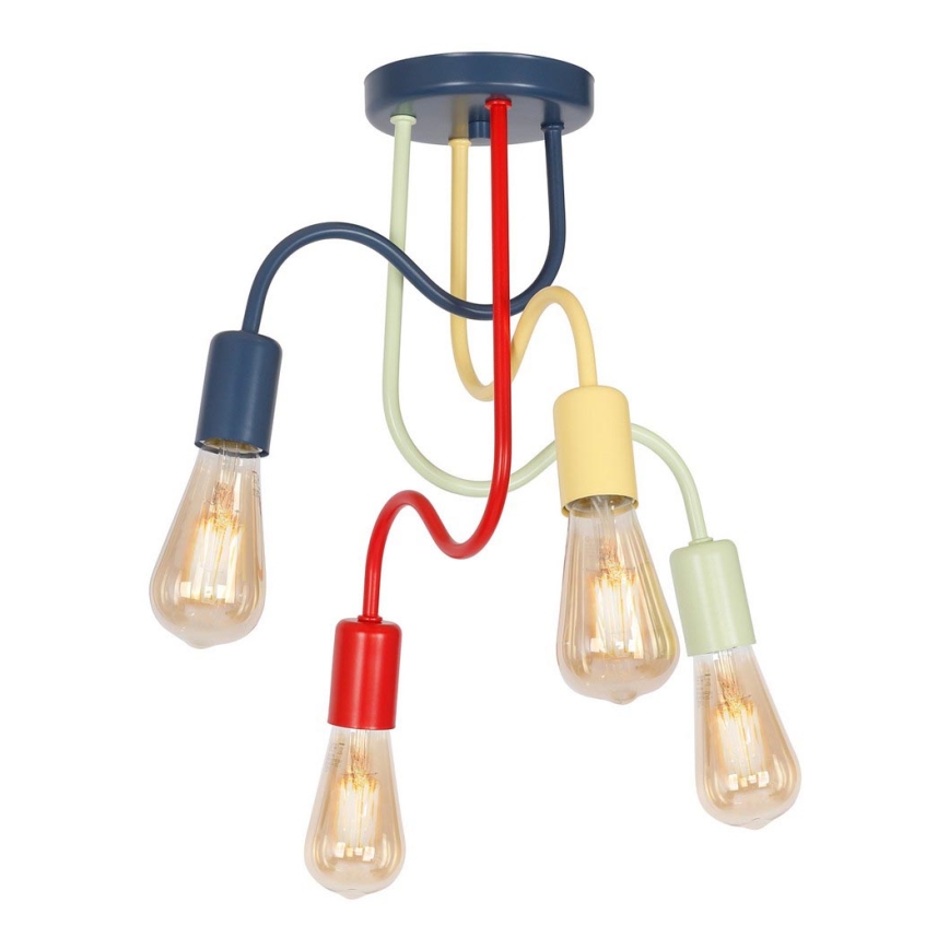 Lampadario fisso per bambini DOW 4xE27/60W/230V