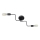 Lampadario fisso TUBE 2xE27/15W/230V