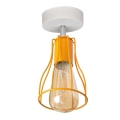Lampadario fisso TUBE II 1xE27/15W/230V arancione
