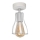Lampadario fisso  TUBE II 1xE27/15W/230V bianco