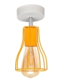 Lampadario fisso TUBE II 1xE27/15W/230V giallo