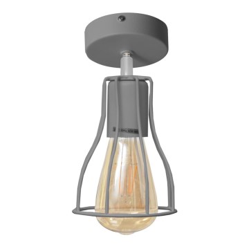 Lampadario fisso TUBE II 1xE27/15W/230V grigio