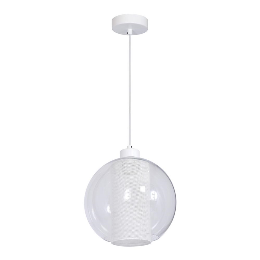 Lampadario FUNA 1xE27/60W/230V bianco