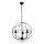 Lampadario GLOBE 3 3xE14/60W nero