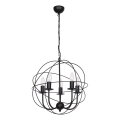 Lampadario GLOBE 5 5xE14/60W nero