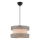 Lampadario HALO 1xE27/60W/230V beige/grigio