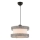 Lampadario HALO 1xE27/60W/230V crema/grigio