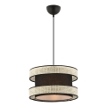 Lampadario HALO 1xE27/60W/230V nero/crema